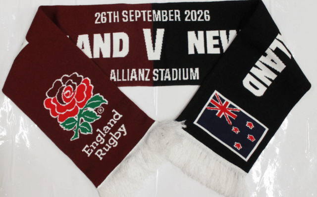 England Red Roses V Black Ferns Matchday Head 2 Head Scarf