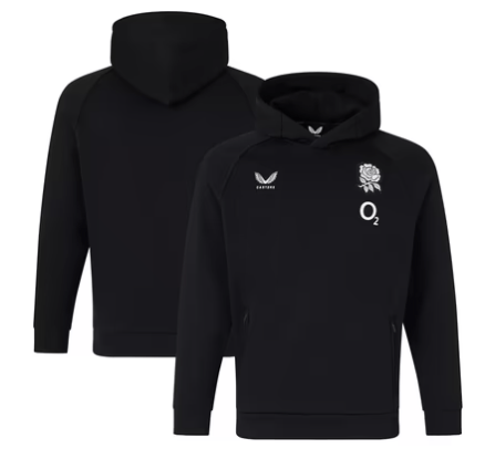 England Rugby Adapt Overhead Hoodie Black