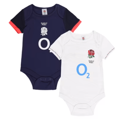 England Rugby Baby 2 Pack Bodysuit 2026/27