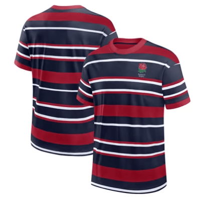 England Rugby Classics Stripe T-Shirt