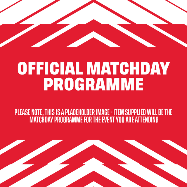 England Rugby Matchday Programme Book