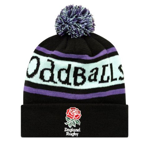 England Rugby Oddballs Bobble Beanie Black Unisex - 203646726