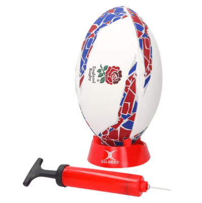 England Rugby Starter Pack - Ball, Tee & Pump