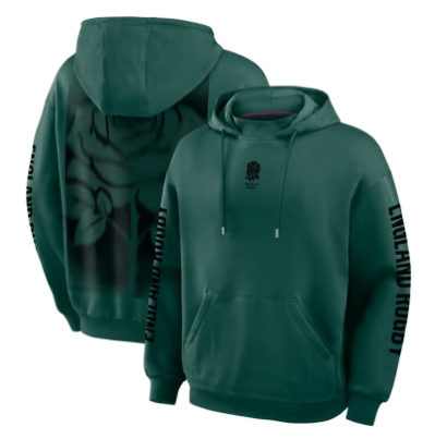 England Rugby Street Oversized Hoodie Green