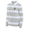 British & Irish Liony Stripe Rugbs Long Sleeve Jersey Shirt - Grey - Women's 201716782 Thumbnail