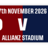 England H2H England v Australia Scarf 7th November 2026 Nations Championship Thumbnail