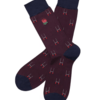 England Rugby Charles Tyrwhitt Cotton Socks - Wine Red - 203285568 Thumbnail