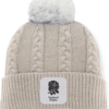 England Rugby Faux Fur Cable Knit Beanie with Pom - Womens-One Size Only-200967464 Thumbnail