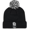 England Rugby Fleece Lined Pom Beanie Black Thumbnail