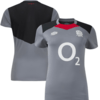 England Rugby Gym Training T-Shirt - Gray - Womens-201039798 Thumbnail