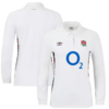 England Rugby Home Classic Long Sleeve Jersey 2024/25 - White - Junior-201036552 Thumbnail