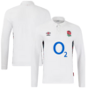 England Rugby Home Classic Long Sleeve Jersey 2024/25 - White - Mens-201031956 Thumbnail