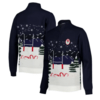 England Rugby Novelty 1/4 Zip Christmas Jumper Adults Thumbnail