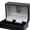 England Rugby Oblong Cufflinks Silver Plated - 13369613 Thumbnail