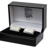 England Rugby Oblong Silver Plated Cufflinks Thumbnail