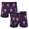 England Rugby Oddballs Mens Boxer Shorts - Black/Purple-14418011 Thumbnail