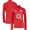 England Rugby Red Roses Warm Up Midlayer Top - White - Womens-201039999 Thumbnail