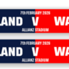 England Rugby Six Nations 2026 H2H Scarf England v Wales  -203443273 Thumbnail