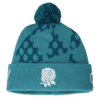 England Rugby Training Bobble Hat Blue Unisex Adults Thumbnail