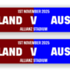 ENGLAND V AUSTRALIA H2H SCARF - 203501233 Thumbnail